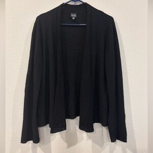 Eileen Fisher Lightweight 100% Wool Open Cardigan, M